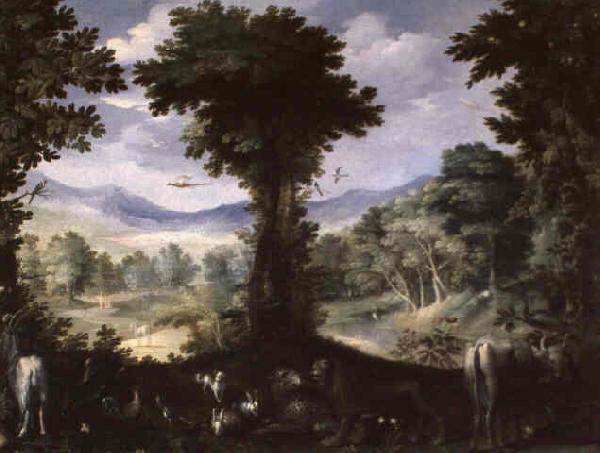 PROCACCINI, Carlo Antonio Garden of Eden oil painting picture